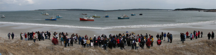 Another view of the rally.
